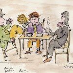 Splidge and friends at Defoes Coffee Emporium