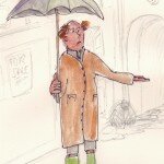 The workman checks the weather ...